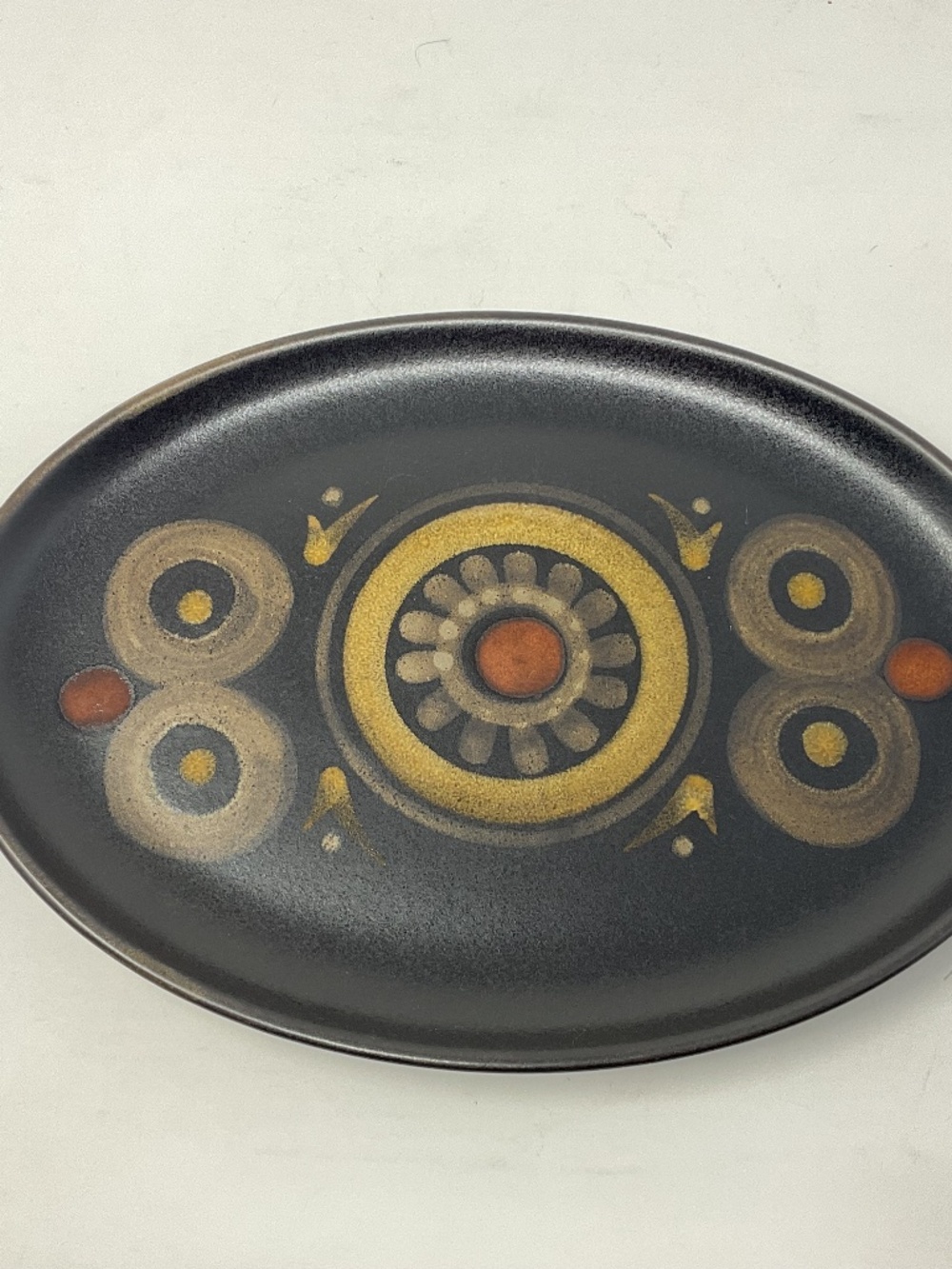 Denby Arabesque (retired) Stoneware Oval Serving Platter